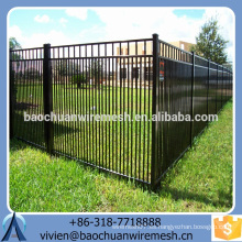 Baochuan caliente sumergido galvanizado más vendido de alta calidad cerca de acero fuerte / hierro forjado / cerca de aluminio